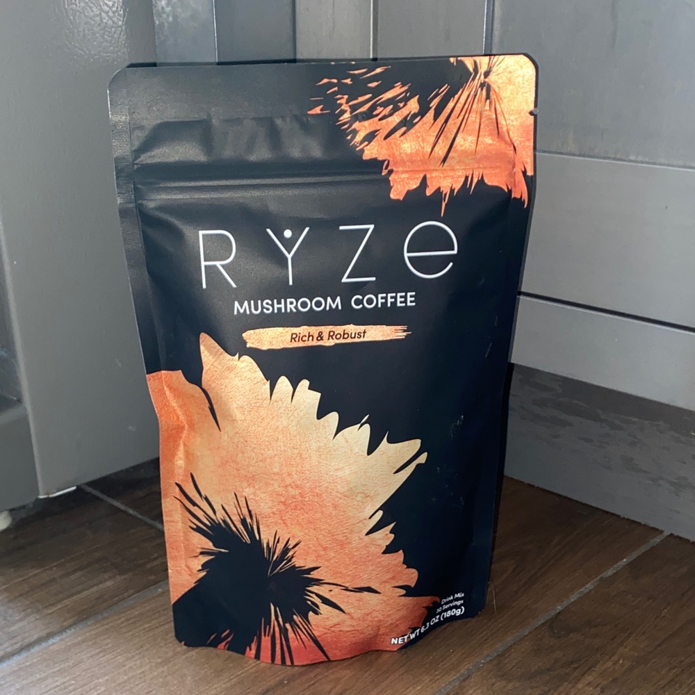 RYZE Mushroom Coffee - rich and robust